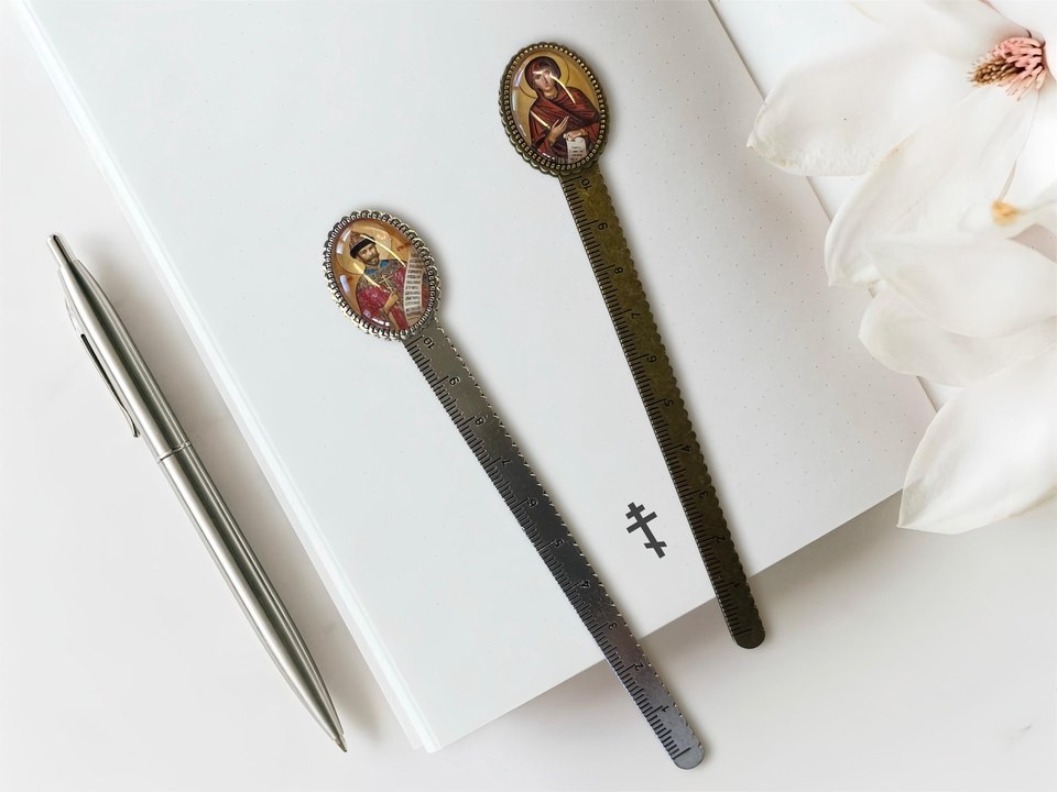 Custom Saint Bookmark