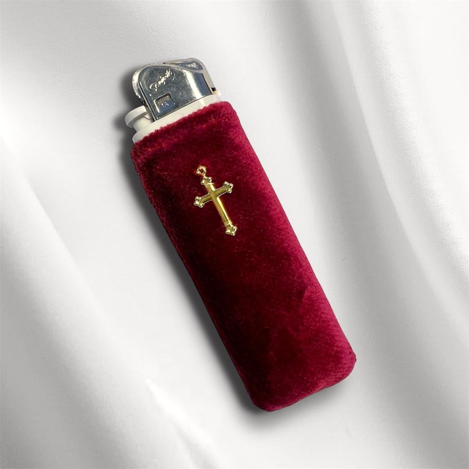 Handmade Orthodox Cross Lighter Sleeve